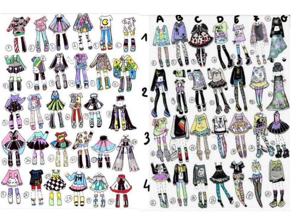 Choose an outfit: